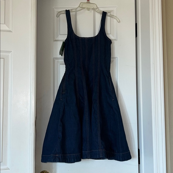 Kate Spade X Target Fit and Flare Denim Dress Size 00 - Picture 2 of 7
